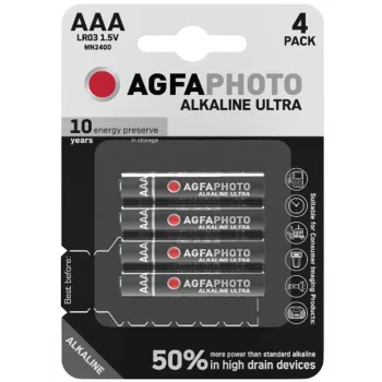 AVIDE Agfaphoto Ultra Alkáli Mikro Elem Aaa B4/ 1 Db