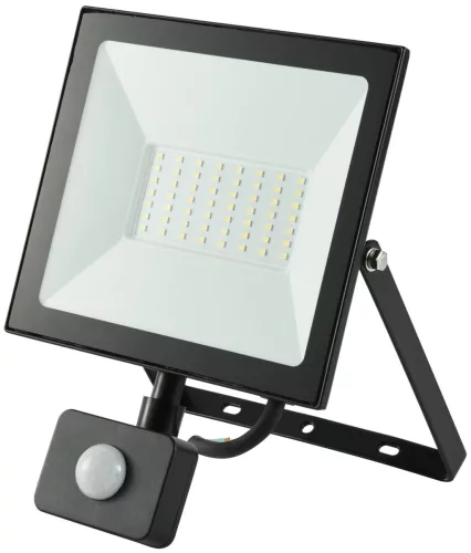 Avide Value LED Reflektor Slim SMD 50W hideg fehér 6400K PIR