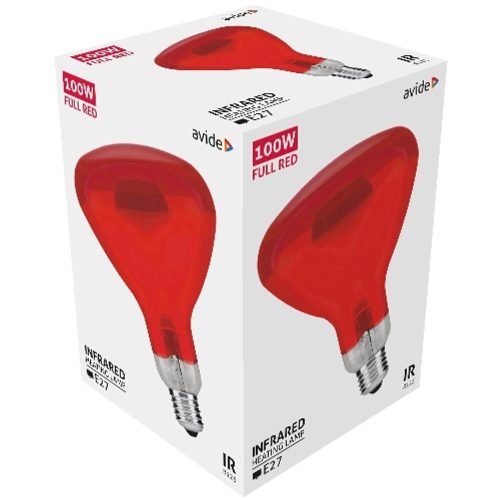 AVIDE Infra Izzó E27 100W Full Red