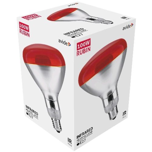 AVIDE Infra Izzó E27 100W Red