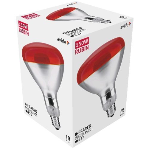 AVIDE Infra Izzó E27 150W Red