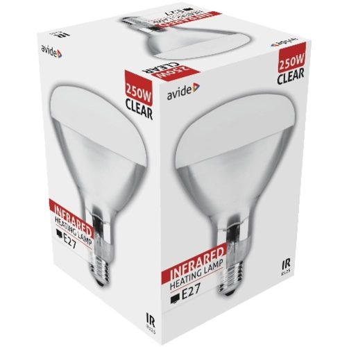 AVIDE Infra Izzó E27 250W Clear