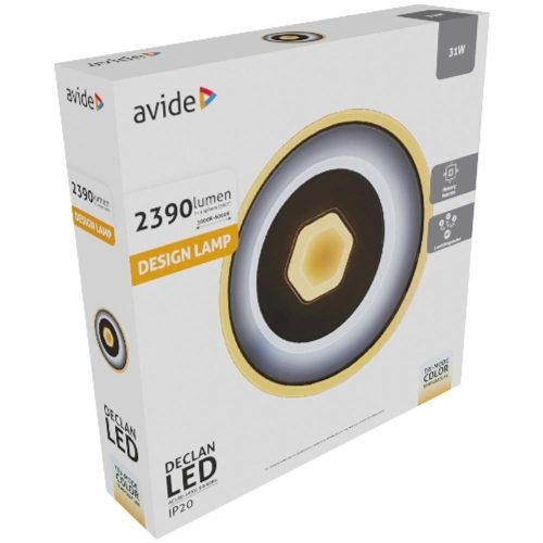 AVIDE Fali Design Oyster Declan Mini 3 Kapcsolós Mód