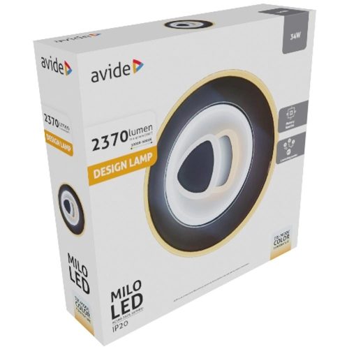 AVIDE Fali Design Oyster Milo Mini 3 Kapcsolós Mód