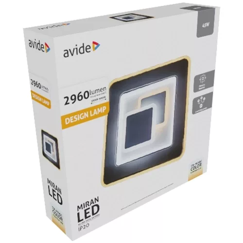 AVIDE Fali Design Oyster Miran Mini 3 Kapcsolós Mód