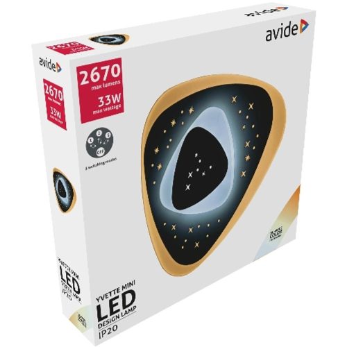 AVIDE Fali Design Oyster Yvette Mini 3 Kapcsolási Mód 33W