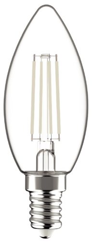 Avide LED White Filament gyertya 4.5W E14 meleg fehér 2700K - 4er