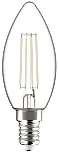 Avide LED White Filament gyertya 4.5W E14 meleg fehér 2700K