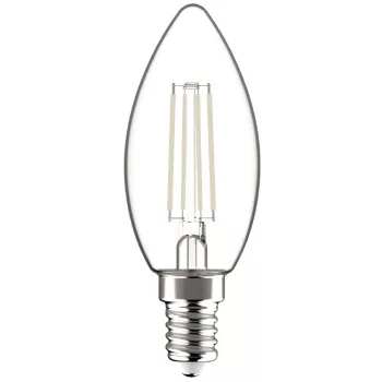 Avide LED White Filament gyertya 6.5W E14 meleg fehér 2700K