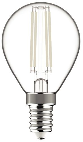 Avide LED White Filament Mini gömb 4.5W E14 meleg fehér 2700K