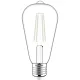 Avide LED White Filament ST64 8.5W E27 természetes fehér 4000K
