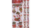 BCC700210  Mikulásos Matrica 40x15 cm 8 Féle Mintával