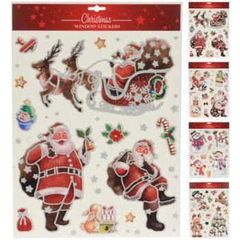 BCC700350  Karácsonyi ablak matrica 30x42 cm