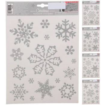 BCC710010 Karácsonyi Ablak Matrica 21x30cm