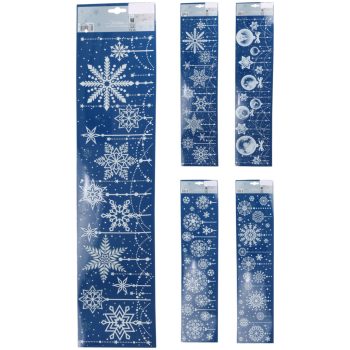 BCC710050  Karácsonyi ablak matrica 64x15cm