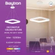 BRAYTRON BELLA négyzet függesztékes lámpa (Multi Layer) (fehér)