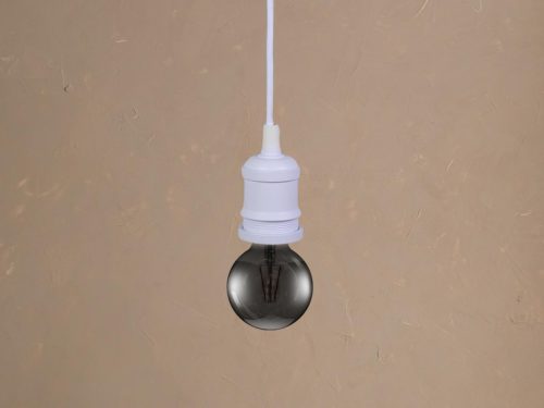 NEDES Foglalat E27 / 1m / fehér- BH612W