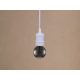 NEDES Foglalat E27 / 1m / fehér- BH612W