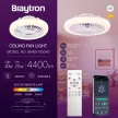 BRAYTRON FANCY 450 mm mennyezeti ventilátor, távirányítóval (fehér)