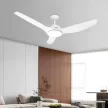 BRAYTRON FANCY 52" mennyezeti ventilátor LED világítással, fehér (fehér)