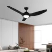 BRAYTRON FANCY 52" mennyezeti ventilátor LED világítással, fekete (fekete)