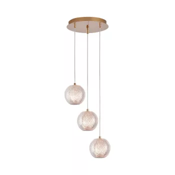 BRAYTRON S001R kristályüveg függeszték (arany)