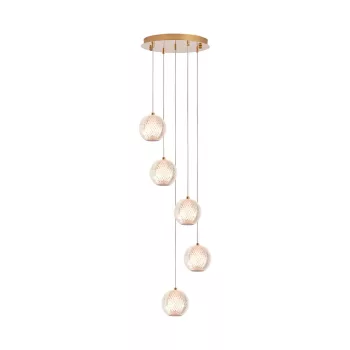 BRAYTRON S001R kristályüveg függeszték (arany)