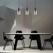 BRAYTRON S007S füst üveg függeszték, E27 (fekete)