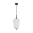 BRAYTRON S011R opál üveg függeszték, E27, 1 izzós (opál-fekete)