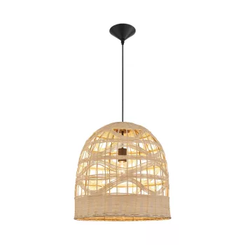BRAYTRON D003R rattan függeszték (fekete)