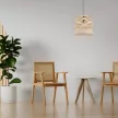 BRAYTRON D003R rattan függeszték (fekete)