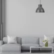 BRAYTRON P008R fém búrás függeszték (szürke)