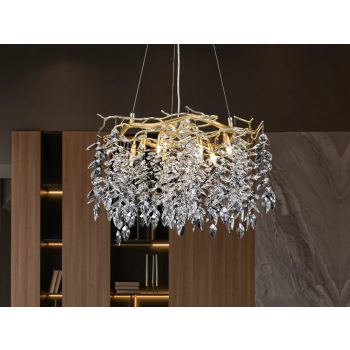 NEDES Luxus függő kristálycsillár 9 x G9 - CA011/600