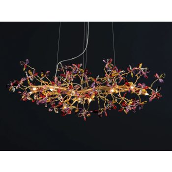 NEDES Luxus függő kristálycsillár 13 x G9 - CA032/1200L