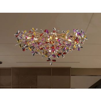   NEDES Luxus mennyezeti kristály csillár 12 x G9 - CA032/800C