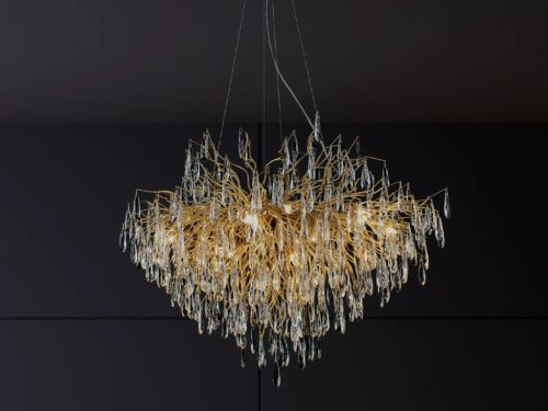 NEDES Luxus függő kristálycsillár 11 x G9 - CA061/1000L