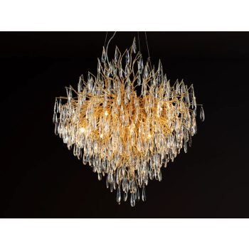 NEDES Luxus függő kristálycsillár 12 x G9 - CA061/800