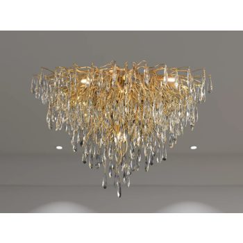   NEDES Luxus mennyezeti kristály csillár 12 x G9 - CA061/800C