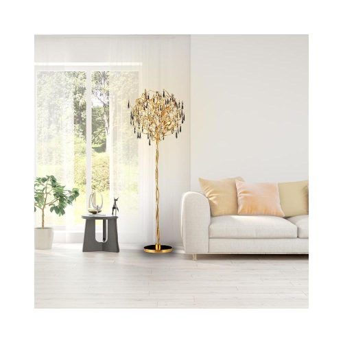Nedes Luxusná kryštálová stojaca lampa 5 x G9