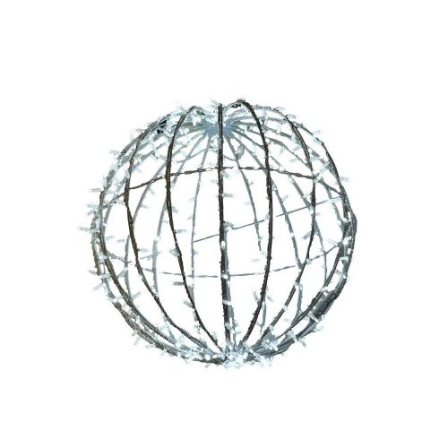 Nedes Karácsonyi dekoráció Golyó fehér