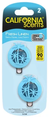 California Scents Fresh Linen Mini Diffúzer 2x3ml
