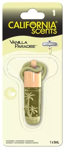 California Scents Vanilla Paradise Függő Fiola 5ml