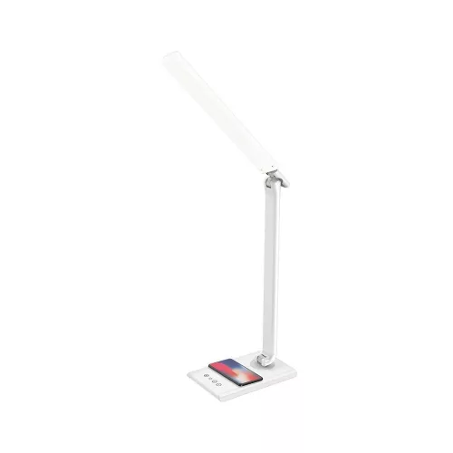 Nedes LED lámpa MEGGIE 8W dimmelhető , vezeték nélküli töltés, USB - DL3304/W