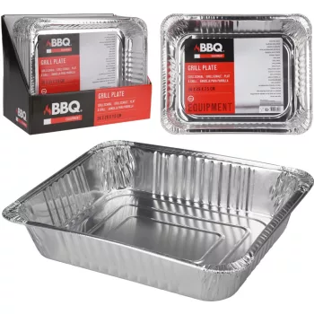 BBQ Alumínium Tál 360x290x78mm