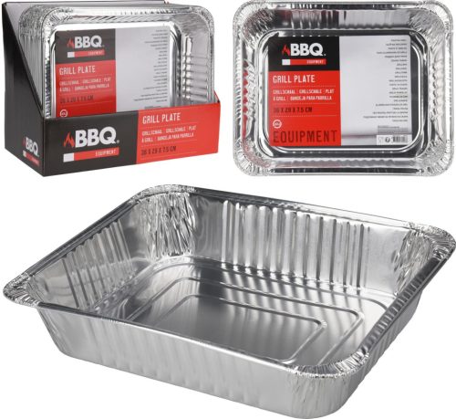 BBQ Alumínium Tál 360x290x78mm