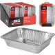 BBQ Alumínium Tál Szett 4db 220x155x48mm
