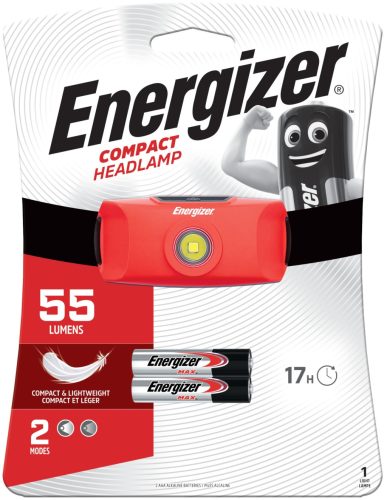 Energizer Fejlámpa Compact 1LED + 2xAAA