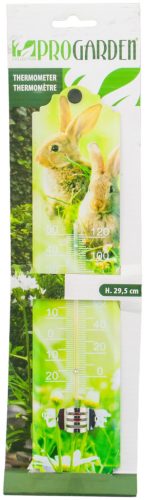 Hőmérő 295x65mm 4 féle mintával