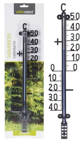 Hőmérő Üveg Kültéri 25 cm