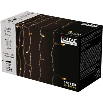 Entac Karácsonyi Függöny IP44 150 LED 1.5x1.5m 8F